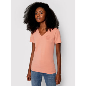 Tommy Hilfiger dámské oranžové tričko - S (TL6)